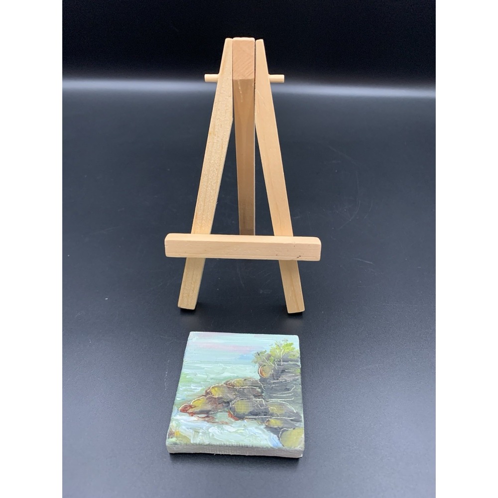 Joan Baker Miniature Oil Painting - Picture 2 of 11
